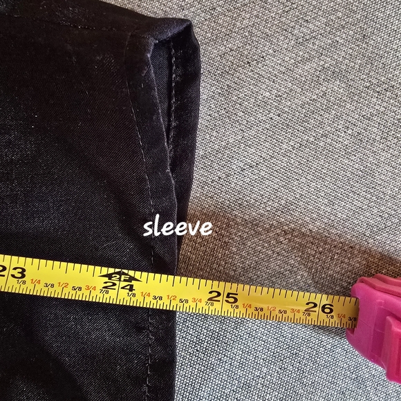 DKNY Black Satin Peplum Blouse - Picture 5 of 12